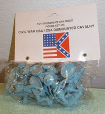 2009 Toy Soldiers of San Diego Figure Set 15 Civil War USA CSA Dismounted
