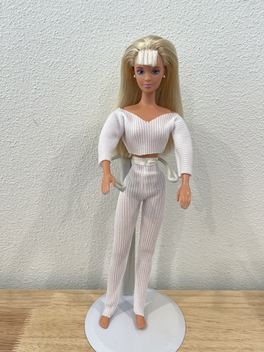 1997 Cool Blue Articulated Barbie Doll Mattel #20122 Custom Clothes - 第 1/6 張圖片
