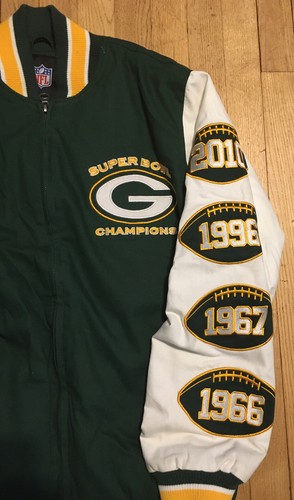 Greenbay Packers Super Bowl Champion Commemorative Jacket. Size Small Never Warn - Picture 3 of 6