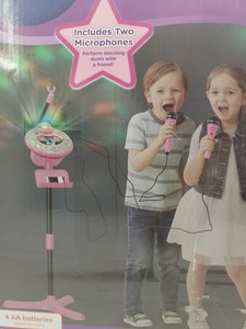 vtech kidi star karaoke machine 2 microphones