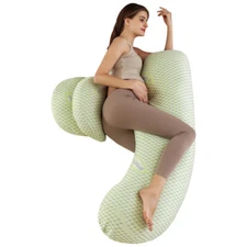 Pregnancy Pillow Maternity Pillow Legs Belly &Hip Support Pillow for Soft