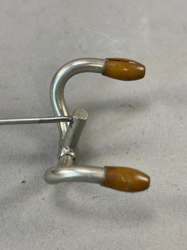 Antique Late 1890s High Wheel Bicycle Silver Tone Ladies Victorian 6" Hat Pin EX - Picture 5 of 6