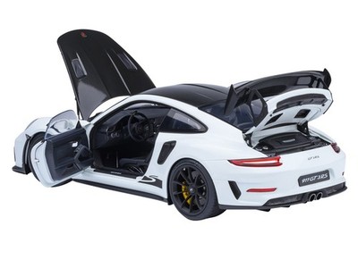 PORSCHE 911 (991.2) GT3 RS WEISSACH PACKAGE WHITE 1/18 MODEL CAR