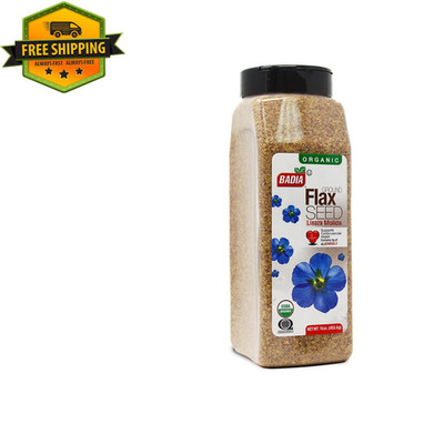Badia Organic Flax Seed, Ground, 16-Ounce