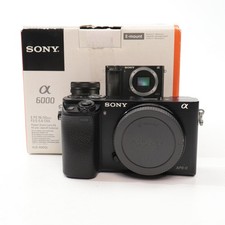 Sony Alpha A6000 Digital Camera Body - Black -VM 9660- BB