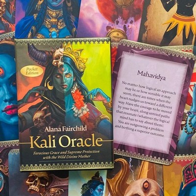 Kali Oracle Pocket Edition 44 Karten Deck von Alana Fairchild Blue Angel