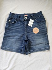 The Children s Place Boys Denim Adjustable Waist Shorts Dark Wash Boys 6 NWT