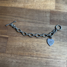 Vintage Juicy Couture silberfarbenes Charm-Ar...