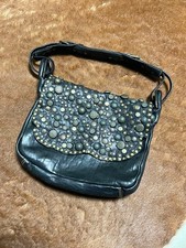 Borsa a tracolla Campomaggi italiana in pelle spessa marrone vintage
