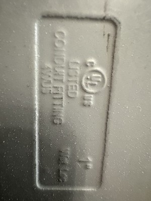 TOPAZ LB3M 1 INCH MALLEABLE RIGID ''LB'' CONDUIT BODY