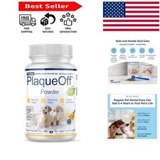 ProDen PlaqueOff Dental Care Powder for Dogs Cats - 60g Fresh Breath Solution