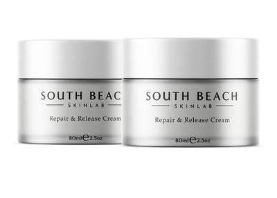 South Beach Skin Lab Repair Release Cream Anti Aging Wrinkles Remover (2 Pack)