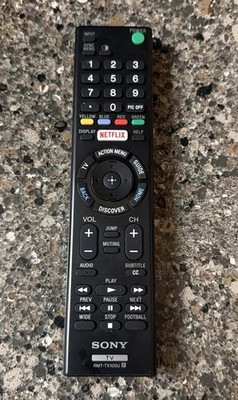 GENUINE SONY RMT-TX100U LED TV REMOTE XBR-75X940C XBR-65X850C XBR-65X900C Great!