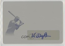 2016 Leaf Trinity Patch Printing Plate Yellow 1/1 Will Benson #PA-WB1 Auto 1b3
