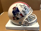 Andre Tippett Autographed Mini Helmet "HOF 08" Leaf Authentics COA #39030