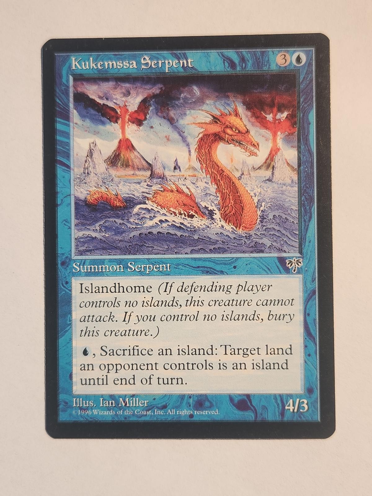 Kukemssa Serpent Mirage Magic: The Gathering Common LP