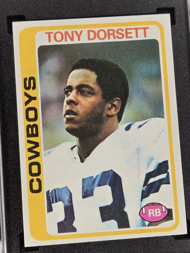 Fútbol americano Topps 1978 #315 Tony Dorsett radiocontrol Dallas Cowboys novato graduado SGC 7 casi nuevo Foto 2 de 3