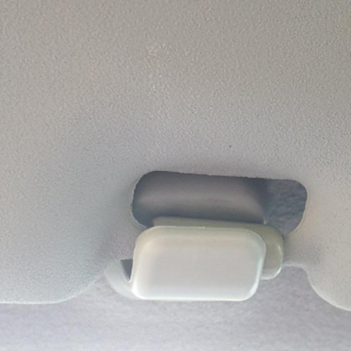 Sleek Gray Sun Visor Holder for Civic 882 Effortless Installation - Picture 16 of 24