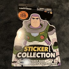 Disney Pixar Buzz LightYear Over 150 Stickers Includes 4 Sheets Sticker Book New