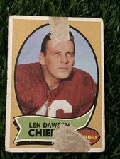 1970 Topps #1 Len Dawson (POOR) Kansas City Chiefs