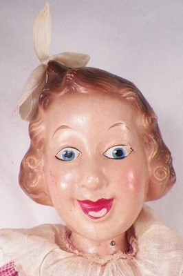 Fanny Brice's Baby Snooks Doll Ideal Composition Flex Wire Body 12in 1938-42