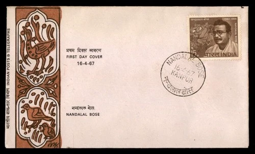 Mayfairstamps India FDC 1967 Nandalal Bose First Day Cover aaw_53279