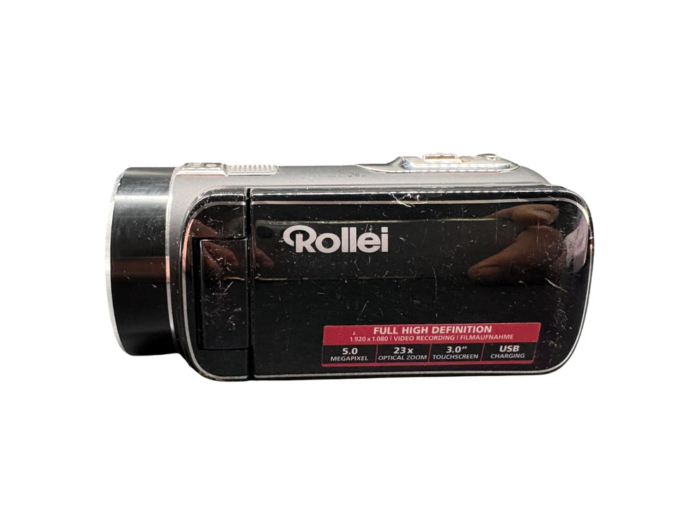 Camcorder Rollei Movieline SD 23 Schwarz FULLHD  Handlich Händler Top - Bild 3 von 4