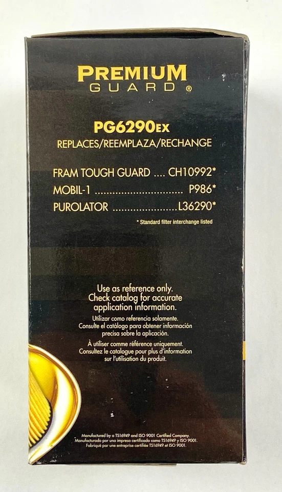 Filtro de aceite Premium Guard Extended Life para Land Rover Jaguar 3,0 L 5,0 L PG6290EX Foto 4 de 4