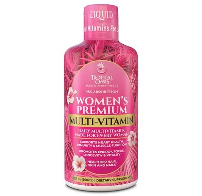 Premium Liquid Multivitamin for Women | Sugar Free 32 Fl Oz (Pack of 1)