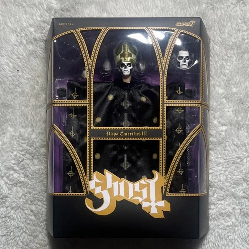 Super7 Ultimates Papa Emeritus III Ghost Band Figure NIB still sealed RETIRED