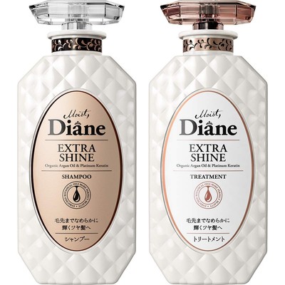 Shampoo & Treatment Floral & Berry scent Diane Perfect Beauty Extra Shine 450ml