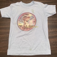 Vintage 1982 ET Extraterrestrial Movie T-shirt Kids Youth XS Alien 80s Promo