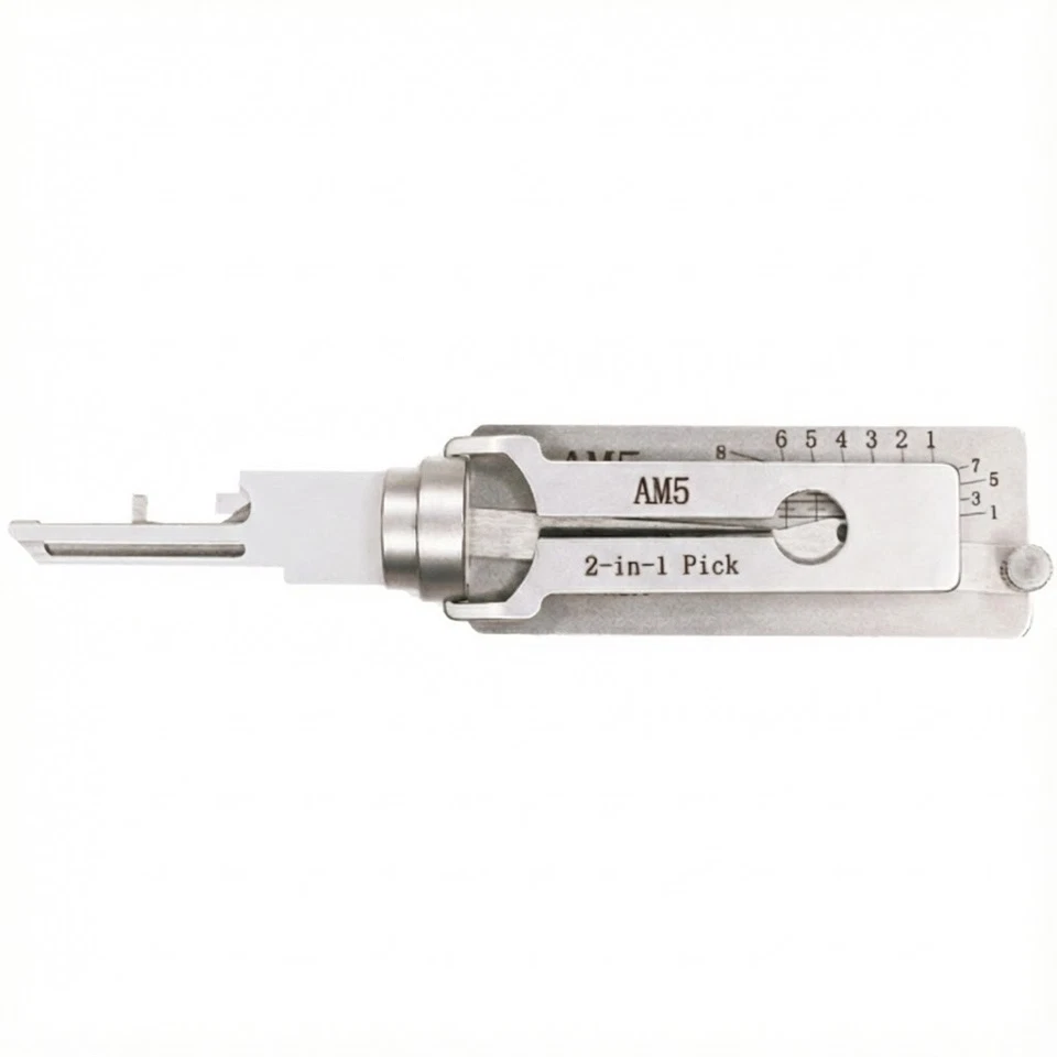 Lishi AM5 Series Padlock Servicing Tool – 2‑in‑1 Key Origination Tool