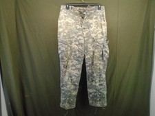 US Military Army Combat Uniform ACU Pants 50/50 Rip Stop Medium Short 2005 281-G