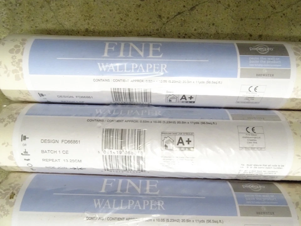 4 Rolls Light Purple Flowers Vines Leaves Wallpaper Rolls Cottagecore 224 Sq Ft - Image 4 of 4