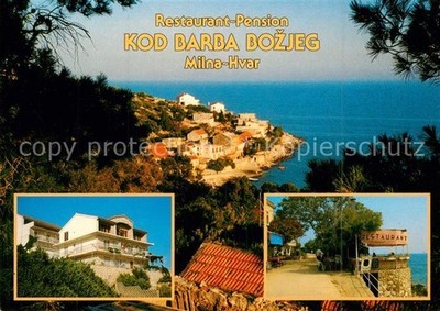 Milna Split Dalmatien Restaurant Pension Kod Barba Bozjeg Kuestenpanorama