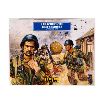 Heller Model Kit Parachutistes Britanniques EX/NM
