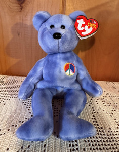 Ty Beanie Babies Peace the Bear Beanie Baby 