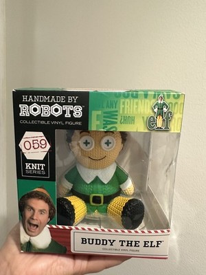 BUDDY THE ELF FIGURE Handmade by Robots Collectible Vinyl 059 Knit Series Disney