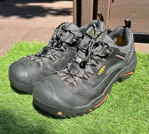KEEN Utility Braddock Low Steel Toe Work Shoes 101244D Black Oil Resist Men 11.5