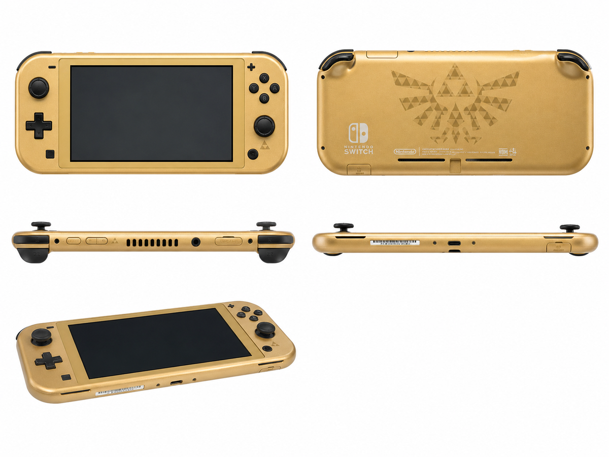 Nintendo Switch Lite Legend of Zelda Hyrule Limited Edition - Open