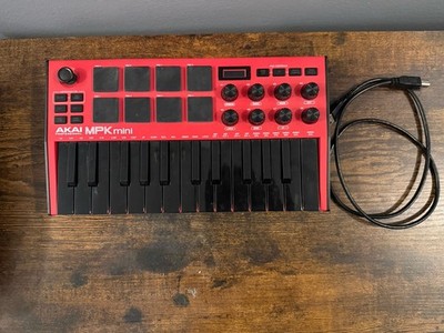 Akai Professional MPK Mini MK3 Keyboard Controller Red/Black Keys