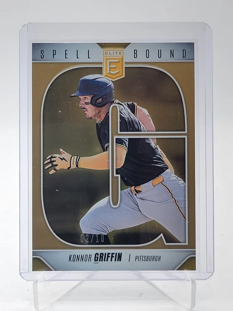 KONNOR GRIFFIN 2026 DONRUSS ELITE SPELL BOUND "G" GOLD /10 #1 PIRATEN Q3967