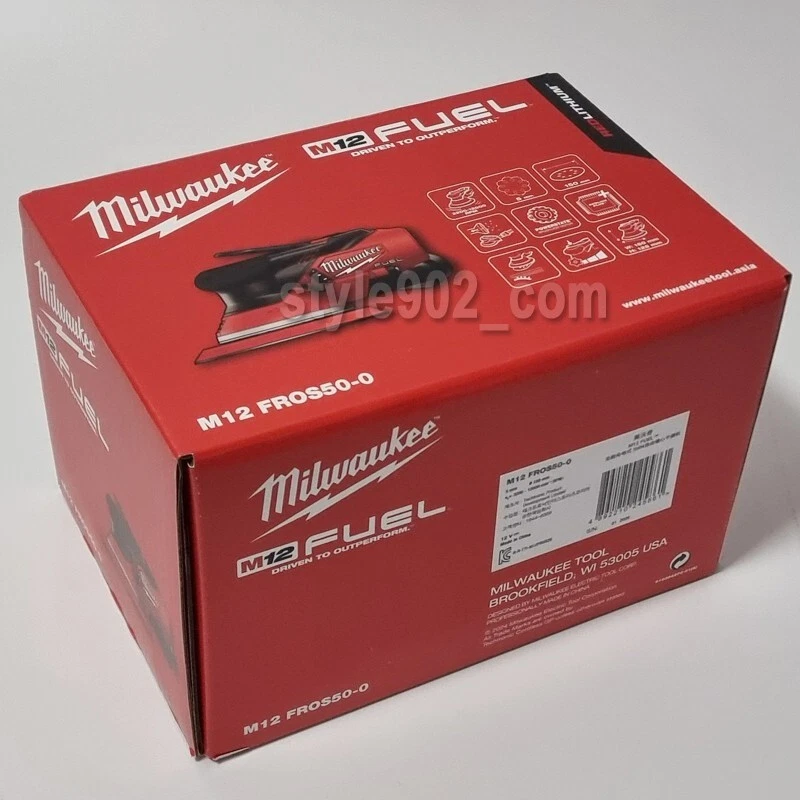 Original Milwaukee M12 FROS50-0 150mm 6" Sander with 5.0mm orbit - FedEX - Image 3 of 4