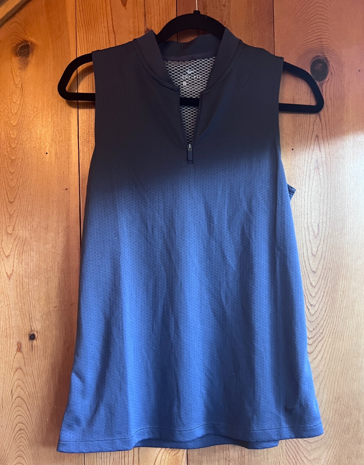 Nike Dri-Fit Sleeveless Exercise Top Dark Gray - Size Small