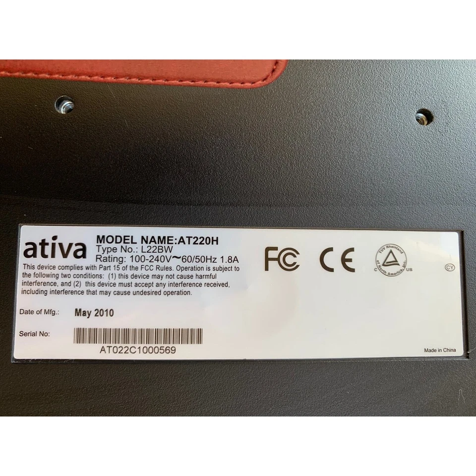 Monitor de computadora Ativa 21 1/2 pulgadas modelo AT220H puerto VGA Foto 4 de 4