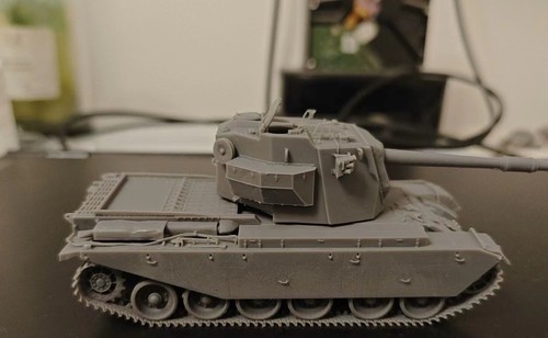 3D printed 1/72 UK FV4004 Conway tank unassembled model kit - Picture 6 of 6