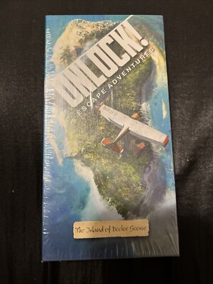 Unlock! Escape Adventures: Island of Doctor Goorse Puzzle Adventures NEW SEALED