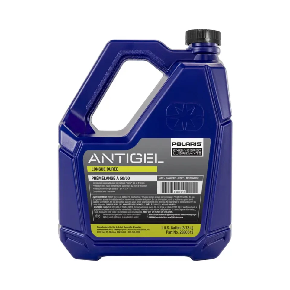 Polaris Snowmobile ATV/UTV OEM 50/50 Premix Antifreeze Coolant 1 Gallon, 2880513 - Image 3 of 4