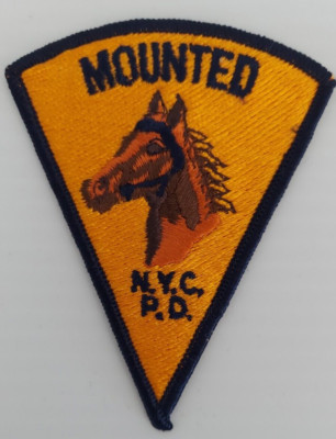 NYCPD Vintage Official New York City MOUNTED patch NEW